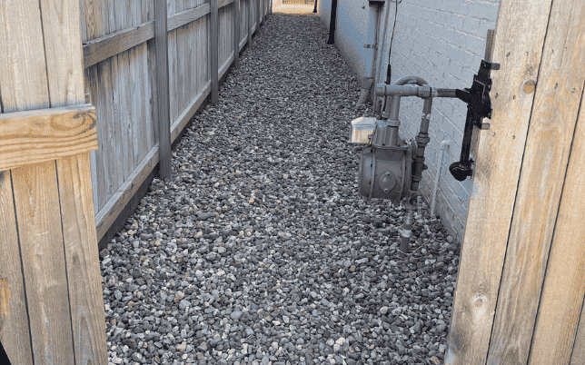 River Rock Installation